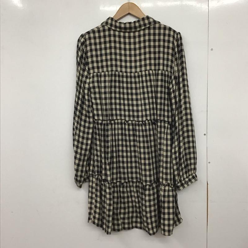 ザラ ZARA チュニック 長袖 S チェック マルチカラー / マルチカラー /  レディース USED 古着 中古 10148554