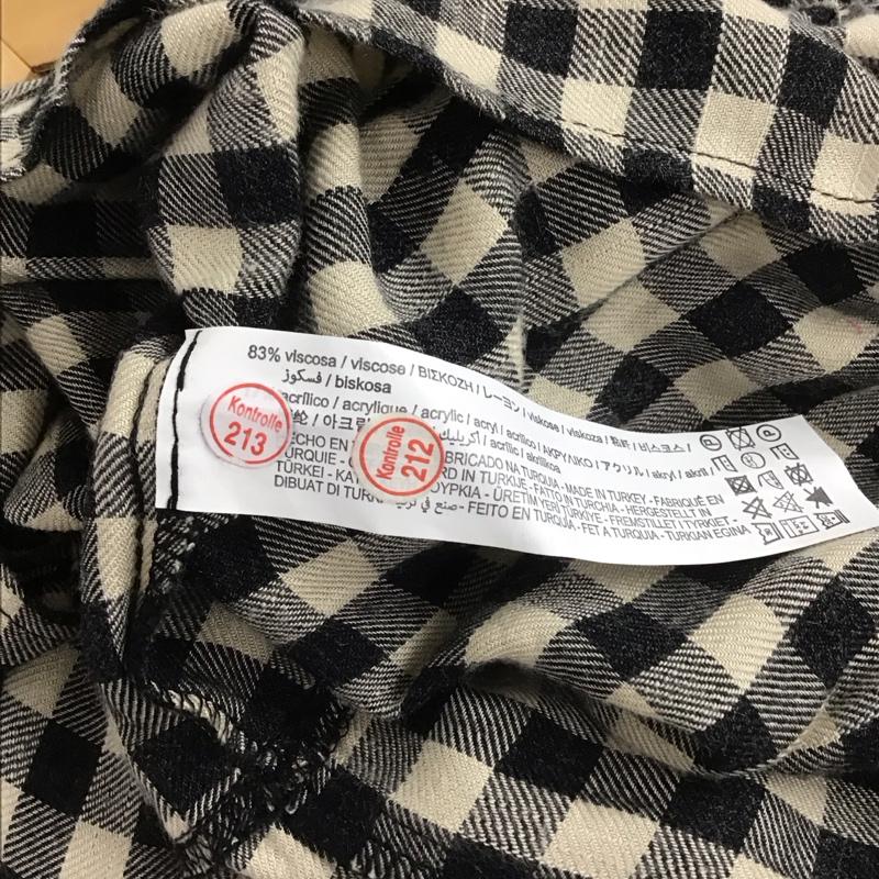 ザラ ZARA チュニック 長袖 S チェック マルチカラー / マルチカラー /  レディース USED 古着 中古 10148554