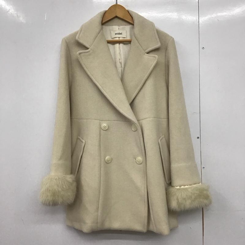 スナイデル SNIDEL コート コート一般 SWFC164022 FREE 無地 白 / ホワイト /  レディース USED 古着 中古 10148562