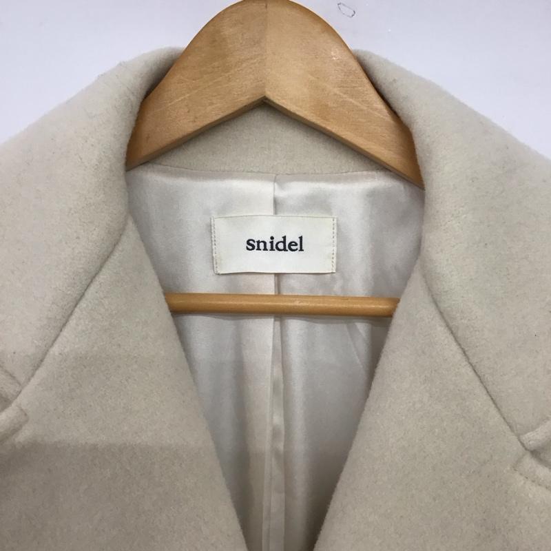 スナイデル SNIDEL コート コート一般 SWFC164022 FREE 無地 白 / ホワイト /  レディース USED 古着 中古 10148562