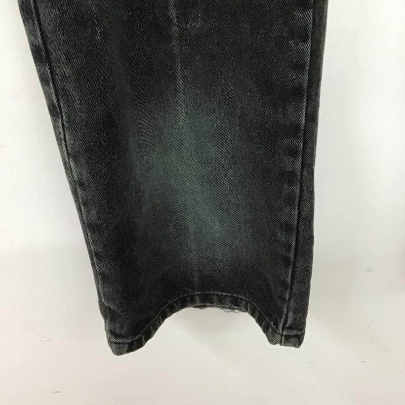 ヤードセール yardsale パンツ デニム、ジーンズ デニムパンツ ワイドパンツ カジュアルパンツ M ロゴ、文字 ダークグレー / ダークグレー /  メンズ USED 古着 中古 10148569