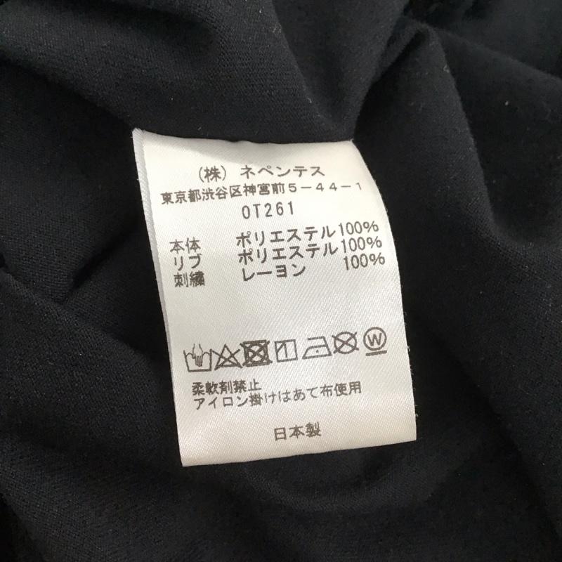 ニードルス Needles カットソー 長袖 長袖カットソー プリントカットソー クルーネック M ロゴ、文字 黒 / ブラック /  メンズ USED 古着 中古 10148574