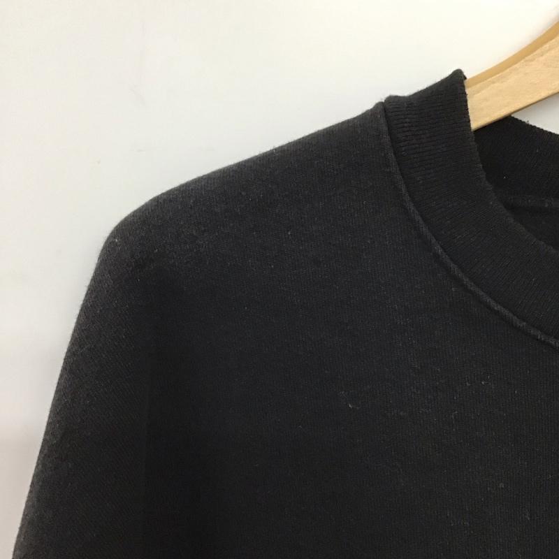 ロサンゼルスアパレル LOS ANGELES APPAREL トレーナー 長袖 長袖トレーナー スウェット クルーネック プルオーバー XL 無地 黒 / ブラック /  メンズ USED 古着 中古 10148576