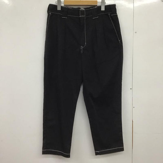 リドム LIDnM パンツ ワークパンツ、ペインターパンツ 184m40ld01 ストレートパンツ デッキーズ L ロゴ、文字 黒 / ブラック /  メンズ USED 古着 中古 10148581