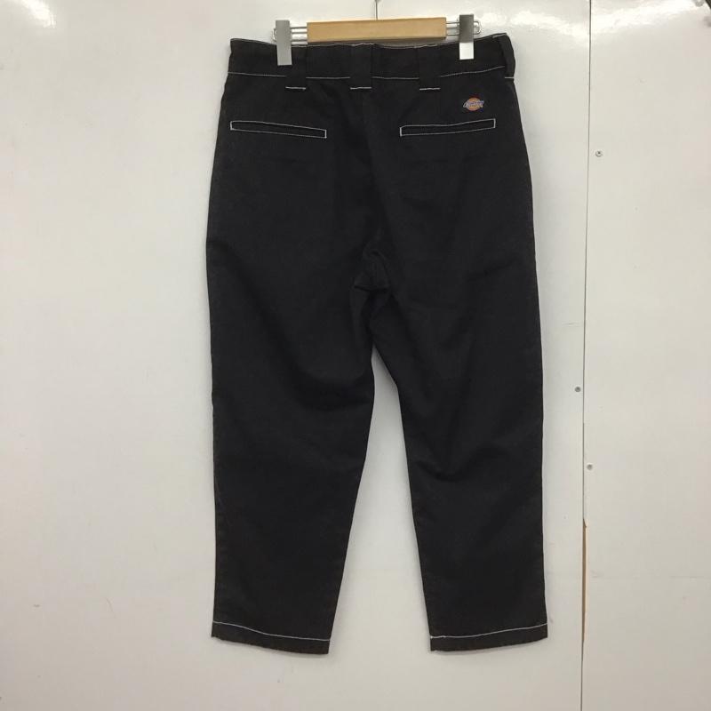 リドム LIDnM パンツ ワークパンツ、ペインターパンツ 184m40ld01 ストレートパンツ デッキーズ L ロゴ、文字 黒 / ブラック /  メンズ USED 古着 中古 10148581