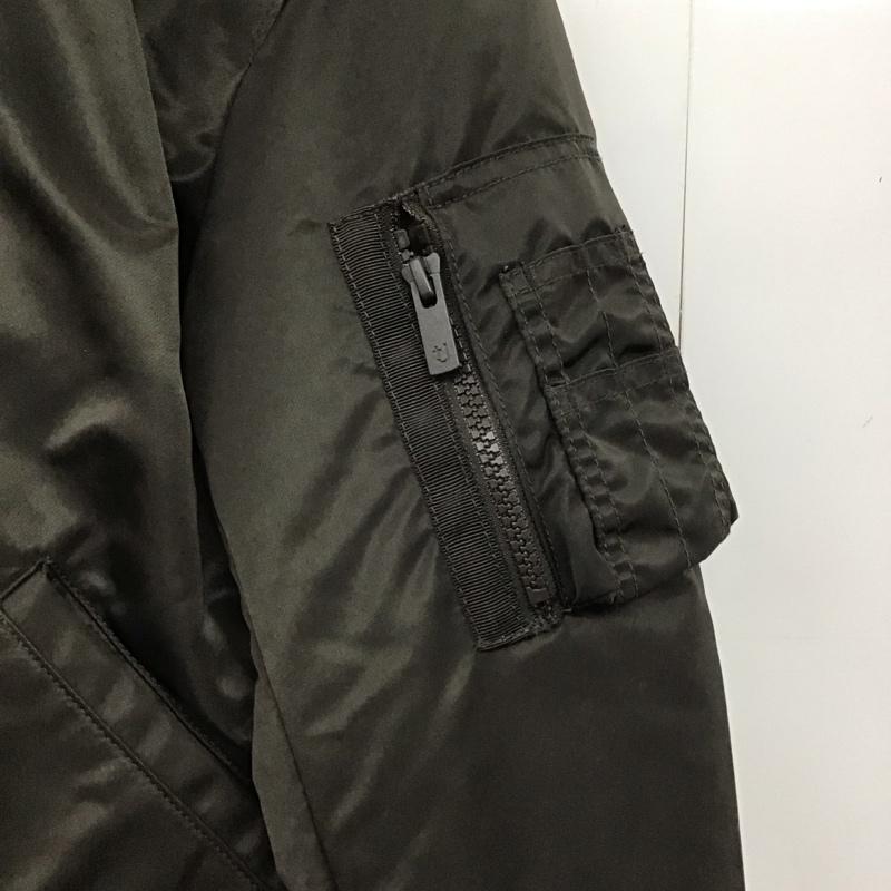 ユニクロ UNIQLO ジャケット、上着 ジャンパー、ブルゾン 311-445765 ハイブリッドダウン MA-1ブルゾン アウター XS 無地 カーキ / カーキ /  メンズ USED 古着 中古 10148584