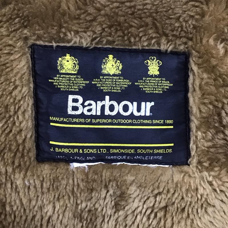 バーブァー Barbour ベスト ベスト ベスト ノースリーブカットソー 前ボタン ファー 無地 茶 / ブラウン /  メンズ USED 古着 中古 10148590