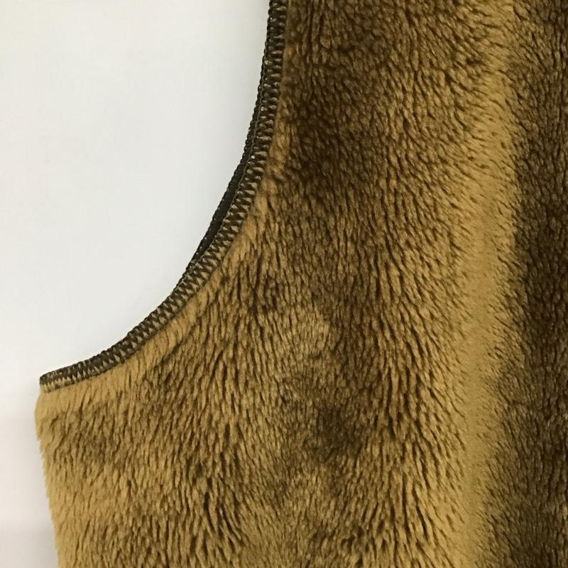 バーブァー Barbour ベスト ベスト ベスト ノースリーブカットソー 前ボタン ファー 無地 茶 / ブラウン /  メンズ USED 古着 中古 10148590