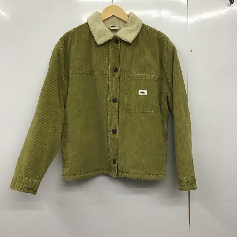 クイックシルバー Quiksilver ジャケット、上着 ジャケット、ブレザー コーデュロイジャケット S 無地 黄緑 / イエローグリーン /  レディース USED 古着 中古 10148593