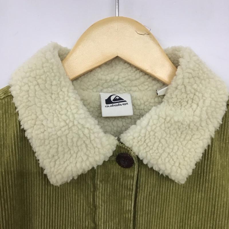 クイックシルバー Quiksilver ジャケット、上着 ジャケット、ブレザー コーデュロイジャケット S 無地 黄緑 / イエローグリーン /  レディース USED 古着 中古 10148593