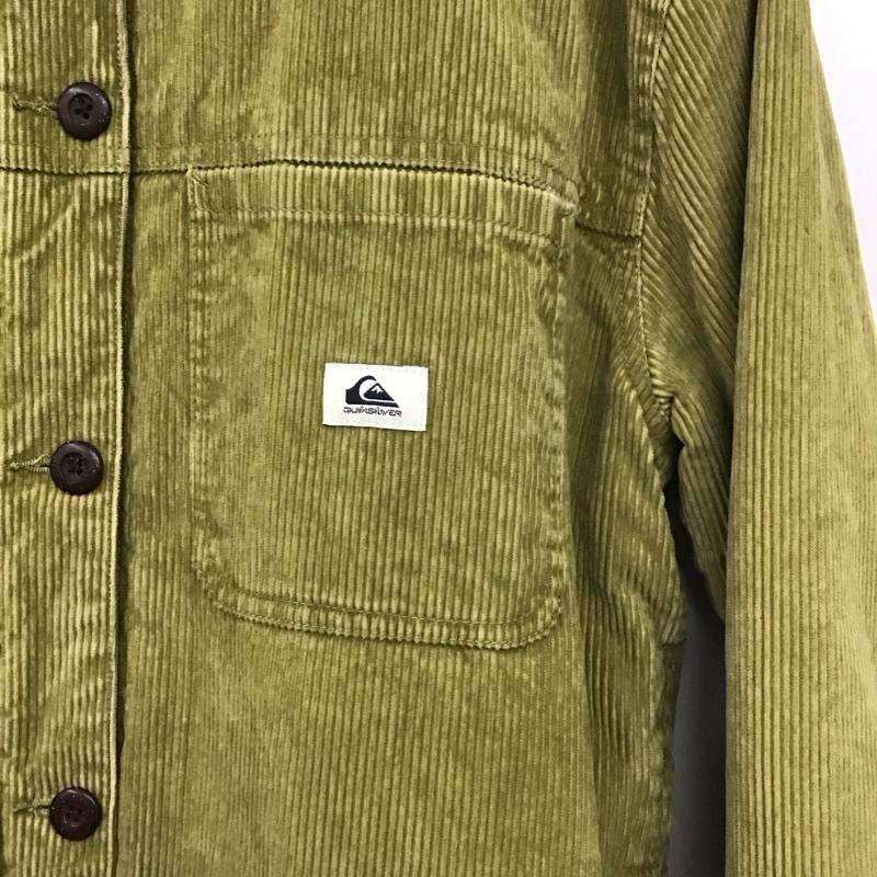 クイックシルバー Quiksilver ジャケット、上着 ジャケット、ブレザー コーデュロイジャケット S 無地 黄緑 / イエローグリーン /  レディース USED 古着 中古 10148593