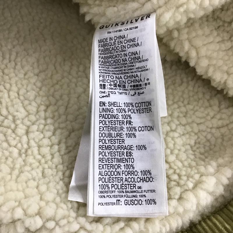 クイックシルバー Quiksilver ジャケット、上着 ジャケット、ブレザー コーデュロイジャケット S 無地 黄緑 / イエローグリーン /  レディース USED 古着 中古 10148593