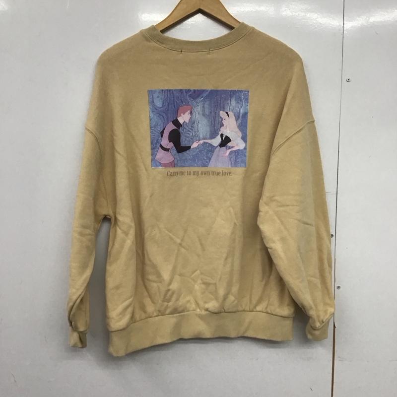 ヘザー Heather トレーナー 長袖 HE063433TS Disneyプリンセス 眠れる森の美女 FREE プリント ベージュ / ベージュ /  レディース USED 古着 中古 10148603