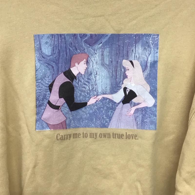ヘザー Heather トレーナー 長袖 HE063433TS Disneyプリンセス 眠れる森の美女 FREE プリント ベージュ / ベージュ /  レディース USED 古着 中古 10148603