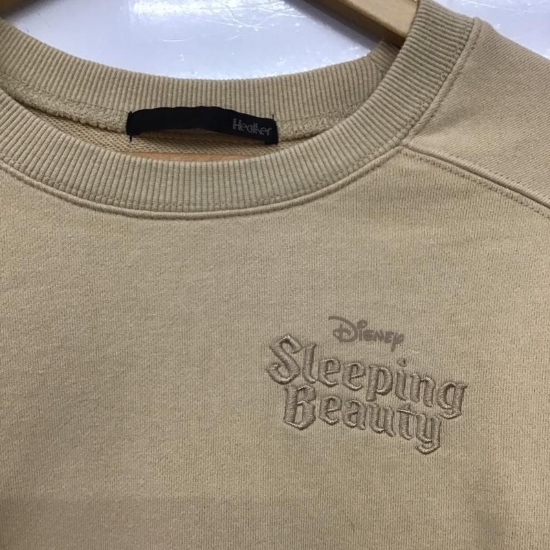ヘザー Heather トレーナー 長袖 HE063433TS Disneyプリンセス 眠れる森の美女 FREE プリント ベージュ / ベージュ /  レディース USED 古着 中古 10148603