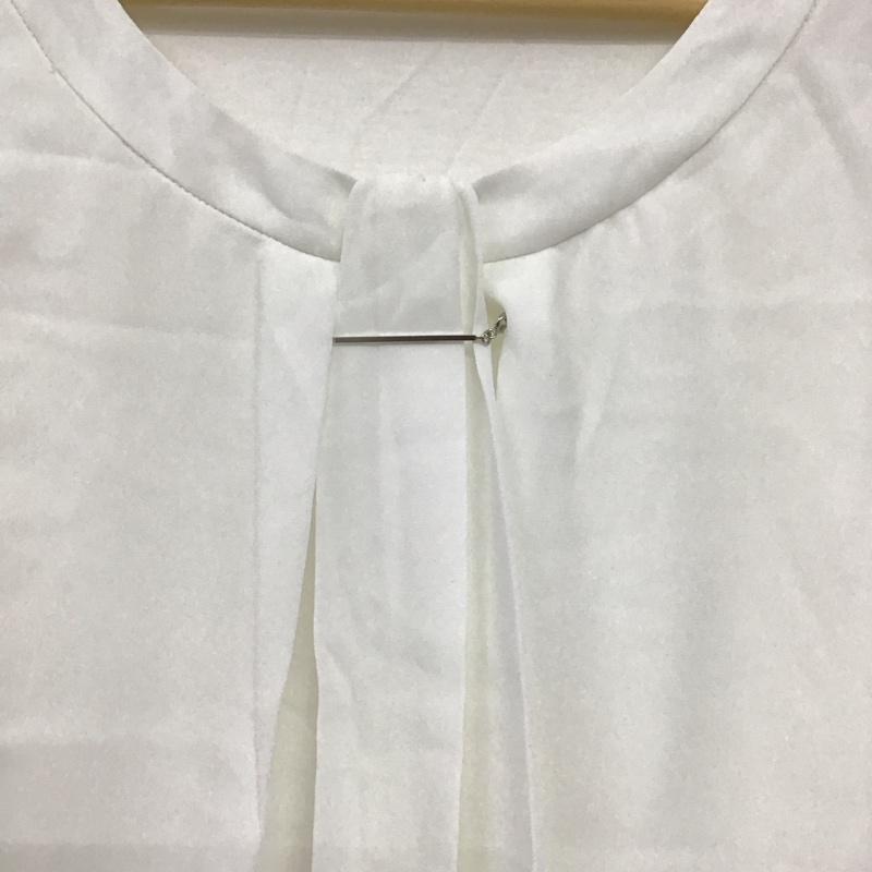 ユナイテッドアローズグリーンレーベルリラクシング UNITED ARROWS green label relaxing カットソー 七分袖 3512-105-1295 無地 白 / ホワイト /  レディース USED 古着 中古 10148608