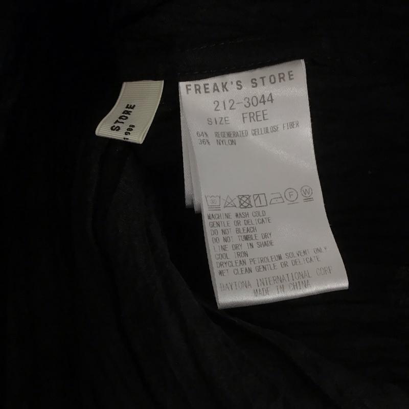 フリークスストア FREAK S STORE シャツ、ブラウス 長袖 FREE 無地 黒 / ブラック /  レディース USED 古着 中古 10148633