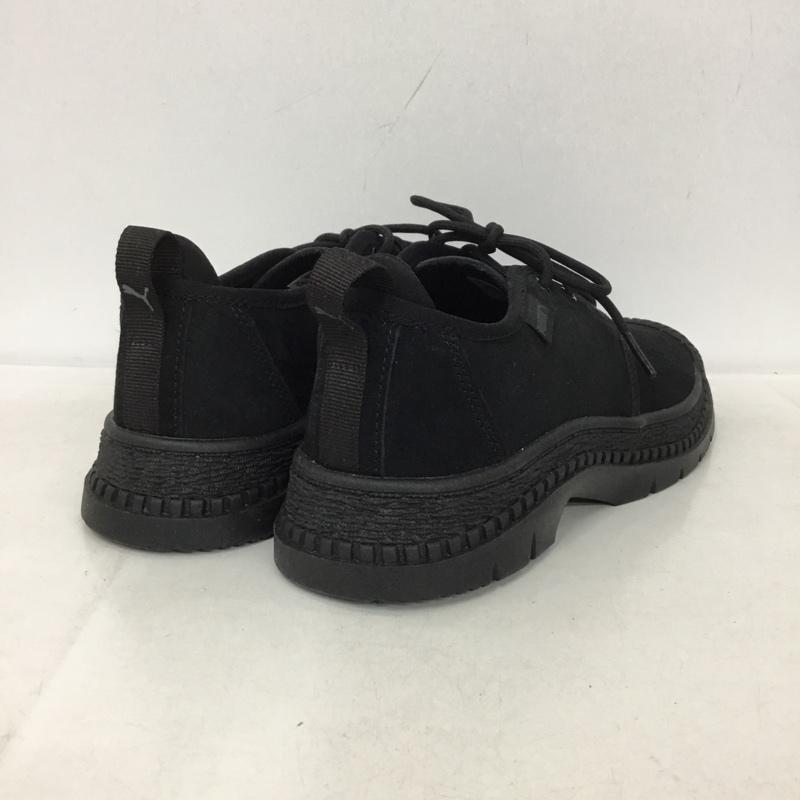 プーマ PUMA スニーカー スニーカー 400226-01 UTILITY SUEDE 3HOLE 22.5cm 22.5cm ロゴ、文字 黒 / ブラック /  レディース USED 古着 中古 10148638