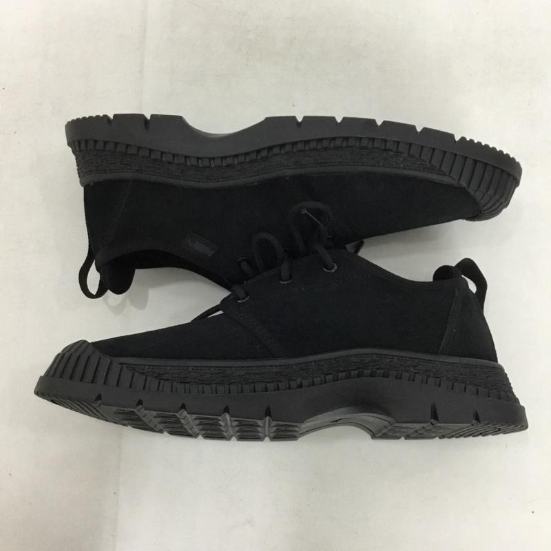 プーマ PUMA スニーカー スニーカー 400226-01 UTILITY SUEDE 3HOLE 22.5cm 22.5cm ロゴ、文字 黒 / ブラック /  レディース USED 古着 中古 10148638