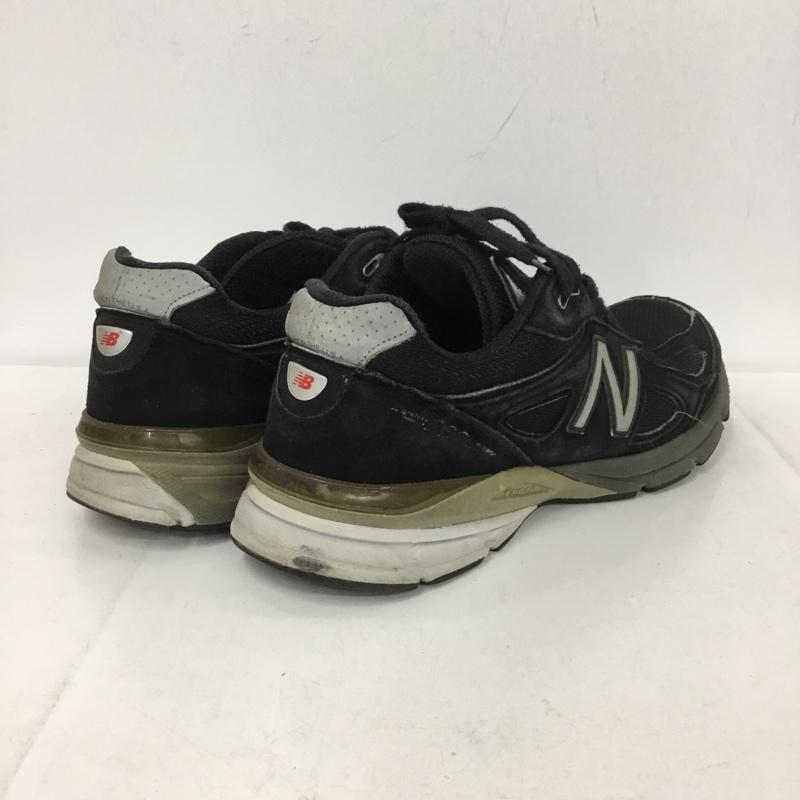ニューバランス New Balance スニーカー スニーカー M990 BK4 MADE IN USA USA製 27cm 27.0cm ロゴ、文字 黒 / ブラック /  メンズ USED 古着 中古 10148639
