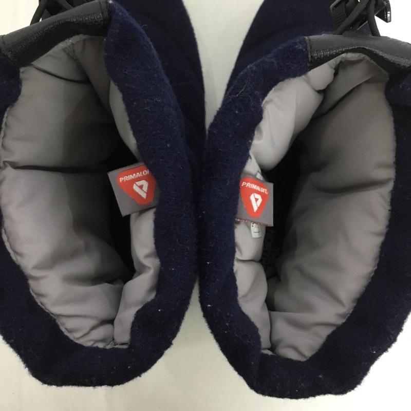 ザノースフェイス THE NORTH FACE ブーツ ショートブーツ NFW51683 W ヌプシブーティウール2 25cm 25.0cm ロゴ、文字 紺 / ネイビー /  レディース USED 古着 中古 10148640