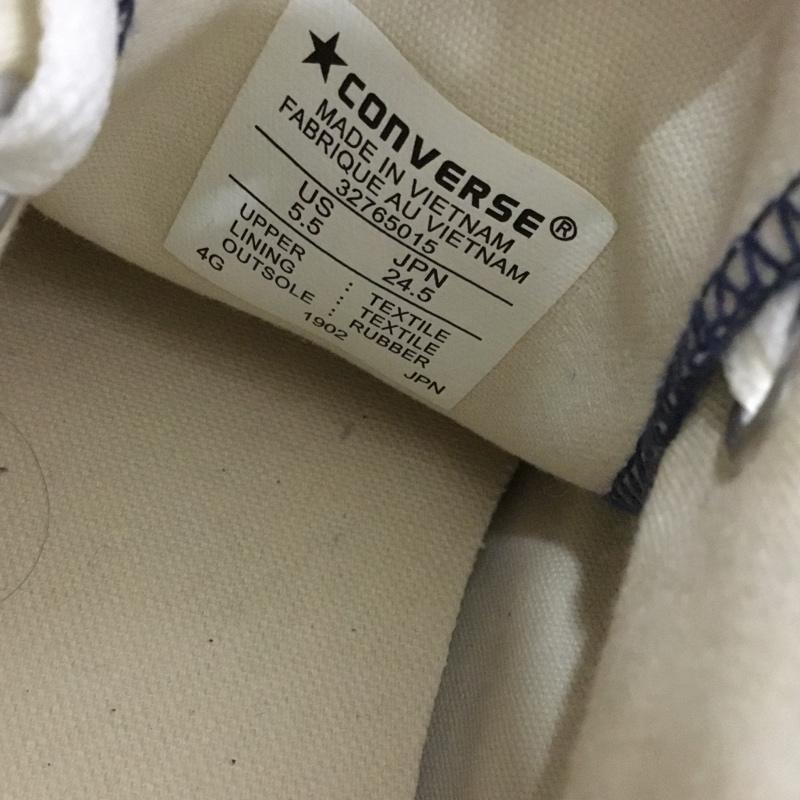 コンバース CONVERSE スニーカー スニーカー 32765015 NEXTAR110 HI ハイカット 24.5cm 24.5cm ロゴ、文字 紺 / ネイビー /  レディース USED 古着 中古 10148642