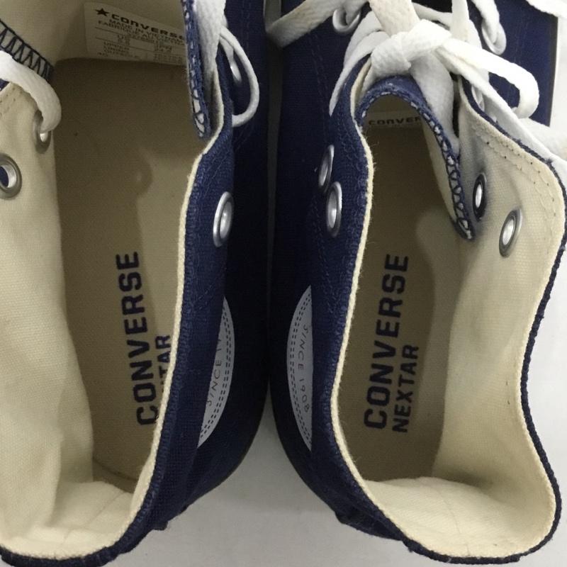 コンバース CONVERSE スニーカー スニーカー 32765015 NEXTAR110 HI ハイカット 24.5cm 24.5cm ロゴ、文字 紺 / ネイビー /  レディース USED 古着 中古 10148642