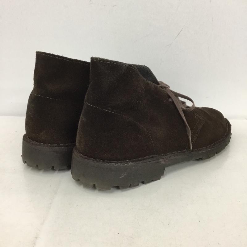 クラークス Clarks ブーツ ショートブーツ デザートブーツ 箱有 無地 ダークブラウン / ダークブラウン /  メンズ USED 古着 中古 10148647