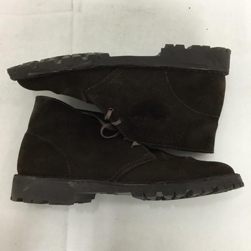クラークス Clarks ブーツ ショートブーツ デザートブーツ 箱有 無地 ダークブラウン / ダークブラウン /  メンズ USED 古着 中古 10148647