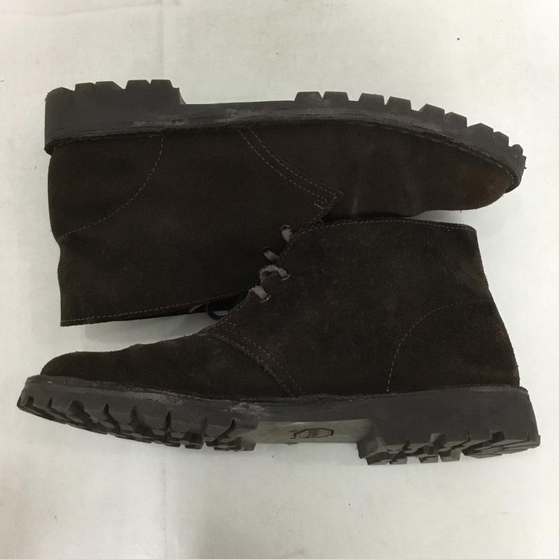クラークス Clarks ブーツ ショートブーツ デザートブーツ 箱有 無地 ダークブラウン / ダークブラウン /  メンズ USED 古着 中古 10148647