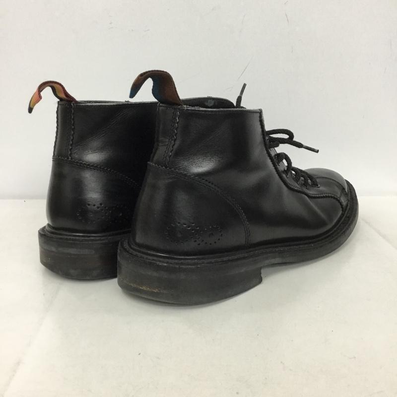 ポールスミス Paul Smith ブーツ ショートブーツ Tricker s レースアップ 箱有  黒 / ブラック /  メンズ USED 古着 中古 10148648