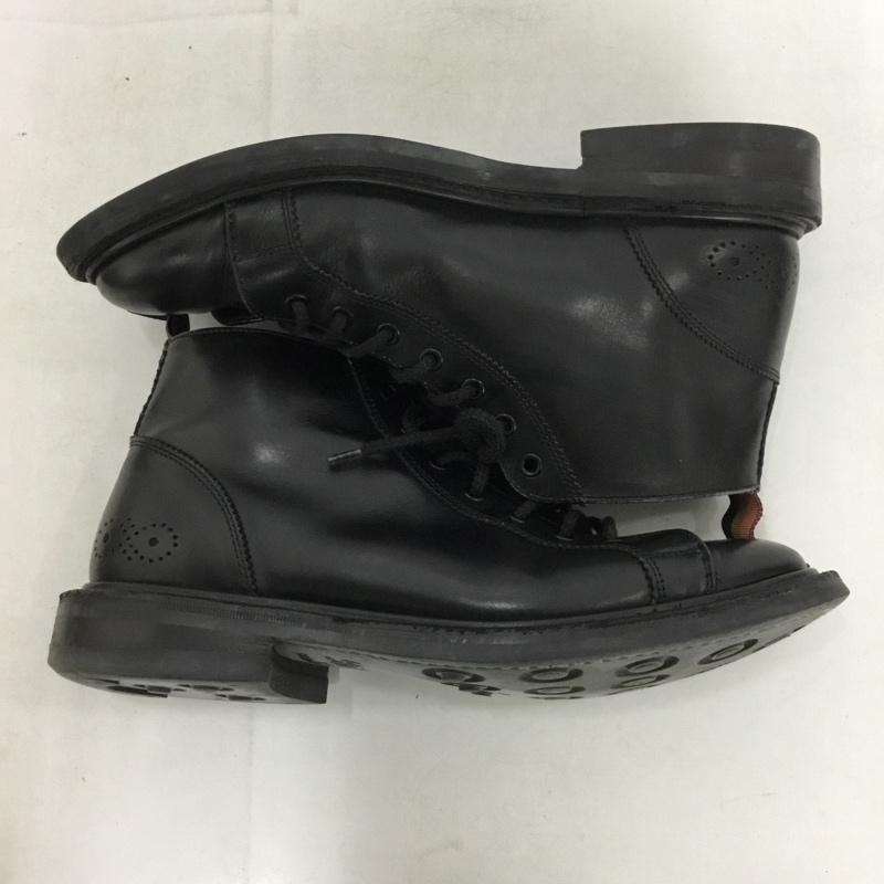 ポールスミス Paul Smith ブーツ ショートブーツ Tricker s レースアップ 箱有  黒 / ブラック /  メンズ USED 古着 中古 10148648