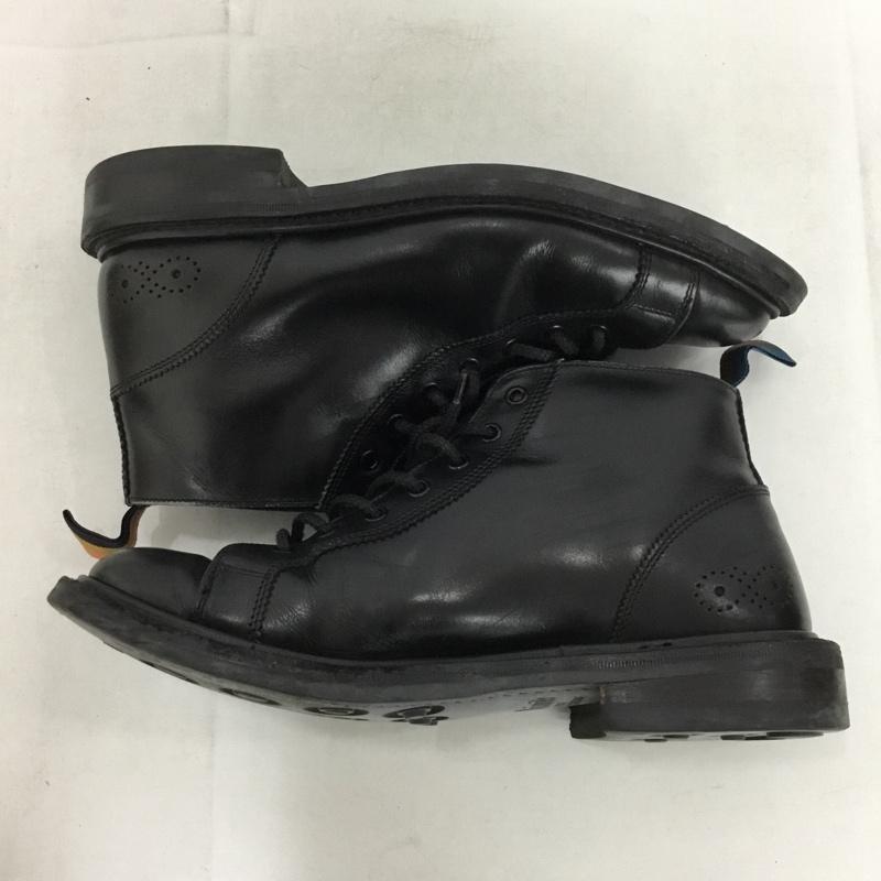 ポールスミス Paul Smith ブーツ ショートブーツ Tricker s レースアップ 箱有  黒 / ブラック /  メンズ USED 古着 中古 10148648