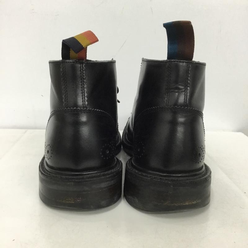 ポールスミス Paul Smith ブーツ ショートブーツ Tricker s レースアップ 箱有  黒 / ブラック /  メンズ USED 古着 中古 10148648