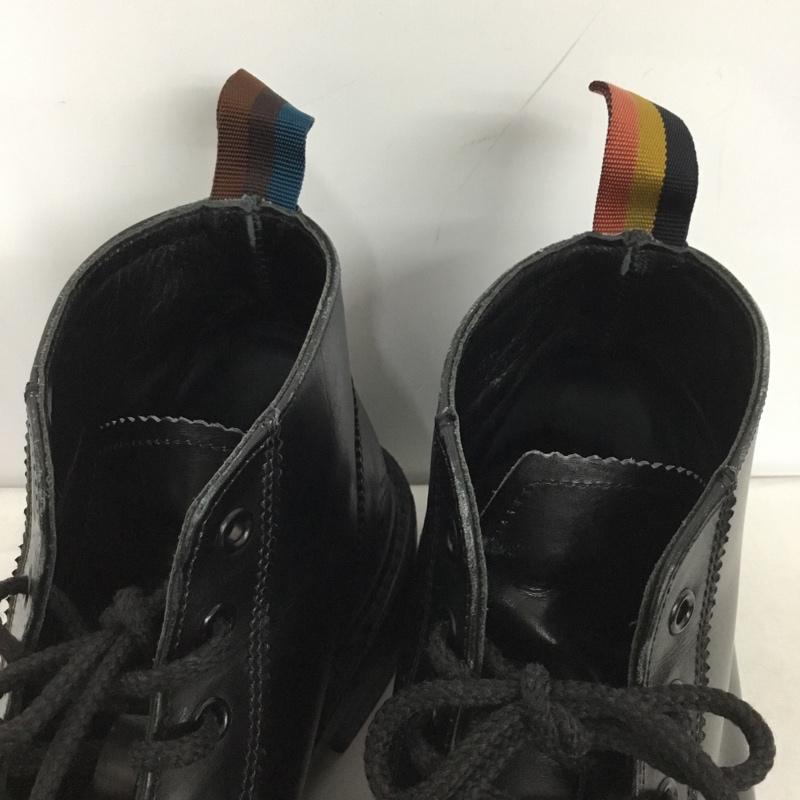 ポールスミス Paul Smith ブーツ ショートブーツ Tricker s レースアップ 箱有  黒 / ブラック /  メンズ USED 古着 中古 10148648