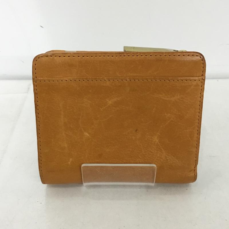 ゲンテン genten 財布 二つ折り 馬 馬蹄 レザー ロゴ、文字 茶 / ブラウン /  レディース USED 古着 中古 10148651