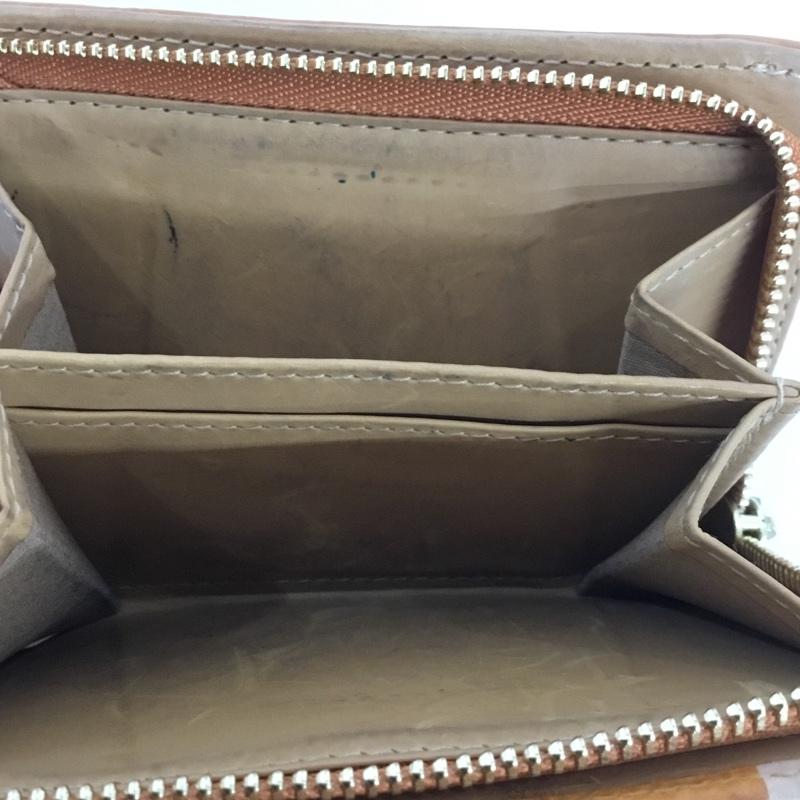ゲンテン genten 財布 二つ折り 馬 馬蹄 レザー ロゴ、文字 茶 / ブラウン /  レディース USED 古着 中古 10148651