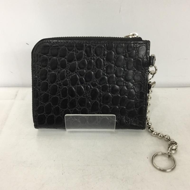 ジャムホームメイド JAM HOME MADE 財布 コンパクト財布 L字ファスナー ミニ財布 箱有  黒 / ブラック /  メンズ USED 古着 中古 10148652