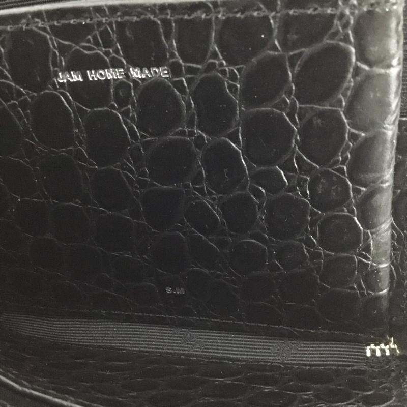 ジャムホームメイド JAM HOME MADE 財布 コンパクト財布 L字ファスナー ミニ財布 箱有  黒 / ブラック /  メンズ USED 古着 中古 10148652