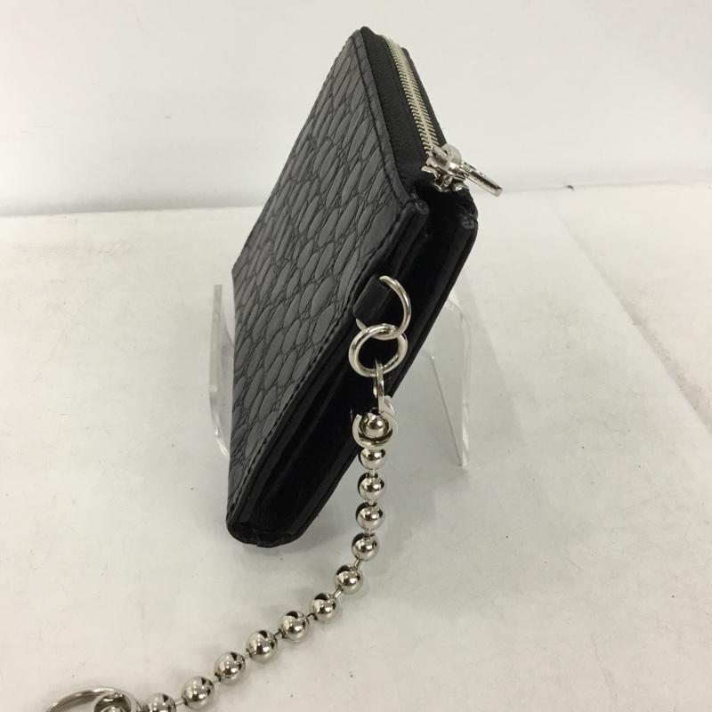 ジャムホームメイド JAM HOME MADE 財布 コンパクト財布 L字ファスナー ミニ財布 箱有  黒 / ブラック /  メンズ USED 古着 中古 10148652