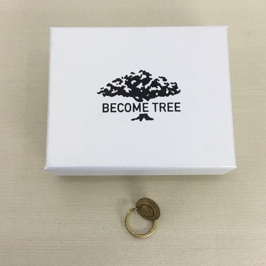 ビカムツリー BECOME TREE アクセサリー ピアス CONCHO×HOOP PIERCE 箱有 片耳  金 / ゴールド /  メンズ USED 古着 中古 10148655