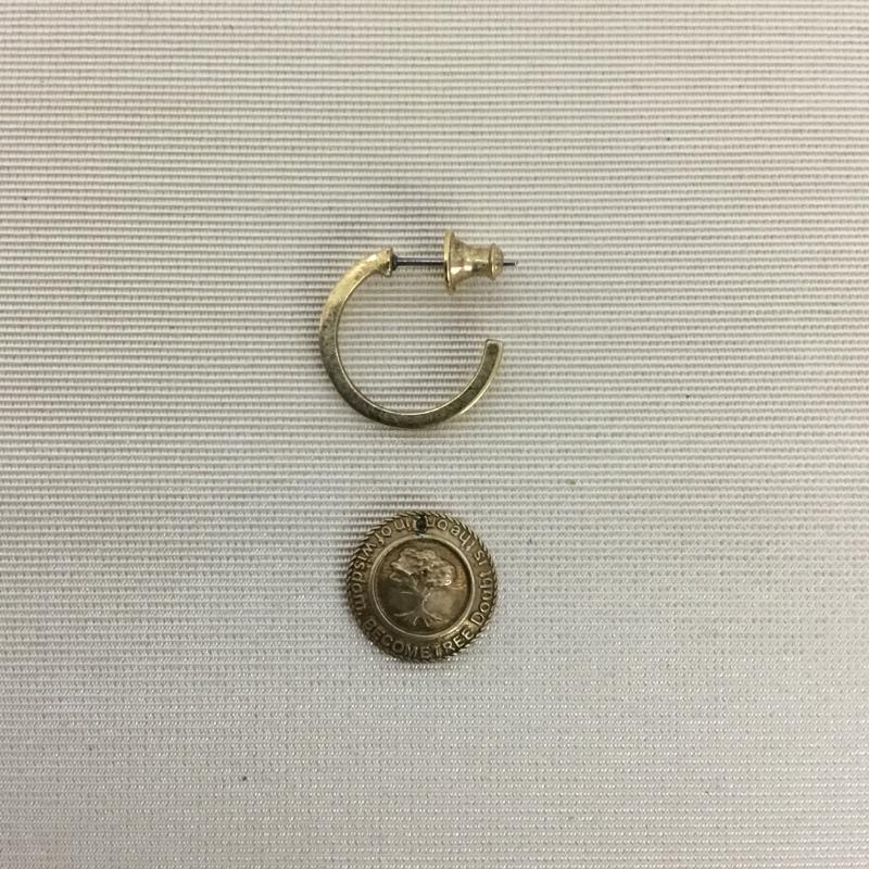 ビカムツリー BECOME TREE アクセサリー ピアス CONCHO×HOOP PIERCE 箱有 片耳  金 / ゴールド /  メンズ USED 古着 中古 10148655