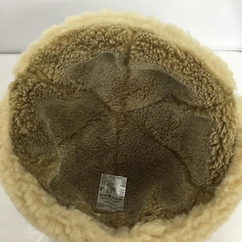 トゥデイフル TODAYFUL 帽子 キャップ 11721060 ボアフライトキャップ FREE 無地 ベージュ / ベージュ /  レディース USED 古着 中古 10148658