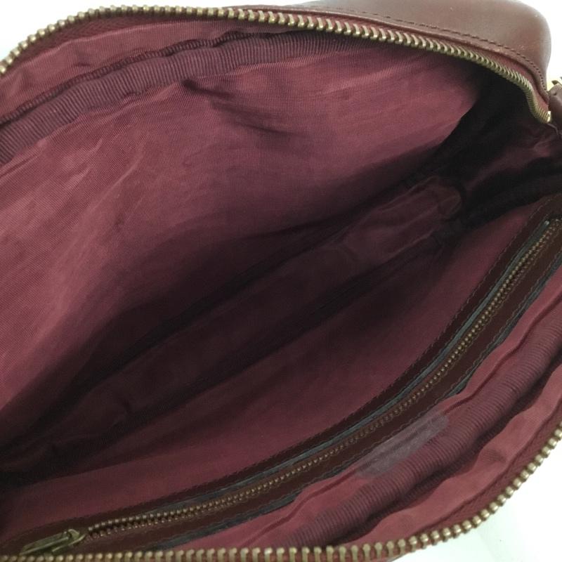 カルティエ Cartier ショルダーバッグ ショルダーバッグ 90年代 2000年代 AREITIOジップ マストライン ロゴ、文字 えんじ / ワインレッド /  レディース USED 古着 中古 10148659