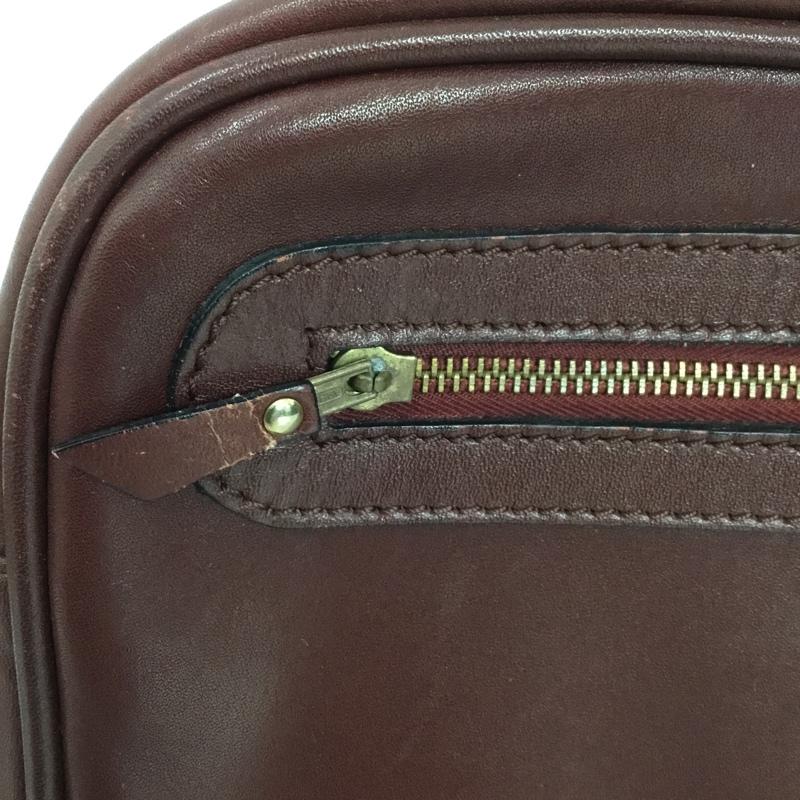 カルティエ Cartier ショルダーバッグ ショルダーバッグ 90年代 2000年代 AREITIOジップ マストライン ロゴ、文字 えんじ / ワインレッド /  レディース USED 古着 中古 10148659