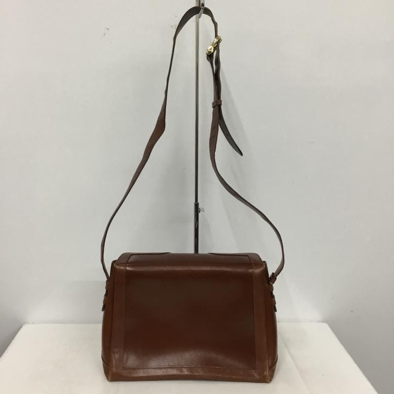 セリーヌ CELINE ショルダーバッグ ショルダーバッグ OLD CELINE 馬車金具  茶 / ブラウン /  レディース USED 古着 中古 10148660