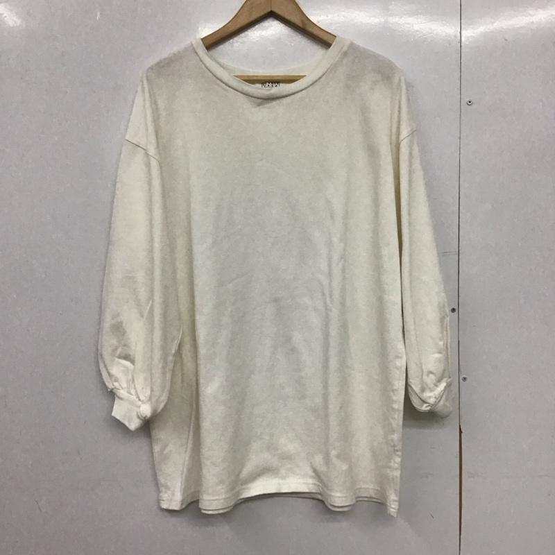 ローリーズファーム LOWRYS FARM Tシャツ 長袖 M 無地 白 / ホワイト /  レディース USED 古着 中古 10148666