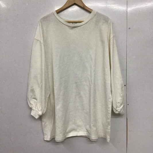 ローリーズファーム LOWRYS FARM Tシャツ 長袖 M 無地 白 / ホワイト /  レディース USED 古着 中古 10148666