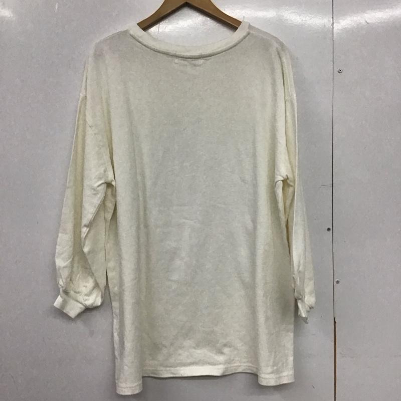 ローリーズファーム LOWRYS FARM Tシャツ 長袖 M 無地 白 / ホワイト /  レディース USED 古着 中古 10148666