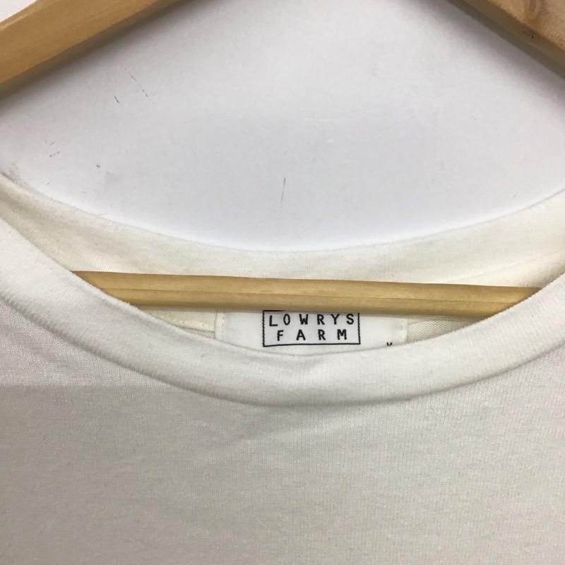 ローリーズファーム LOWRYS FARM Tシャツ 長袖 M 無地 白 / ホワイト /  レディース USED 古着 中古 10148666